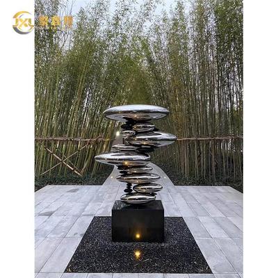 廣西不銹鋼園林雕塑-藝術館抽象雕塑-公園景觀擺件