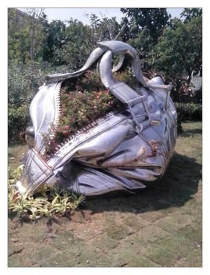 景觀竹子雕塑 不銹鋼竹子圖片 竹子雕塑生產廠家 景觀雕塑竹.